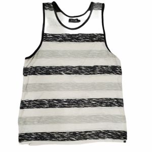 Inner Sanctum Striped Crewneck Tank Top